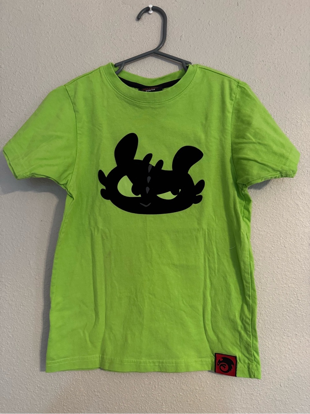 Kids Velvet Toothless Dragon T-shirt